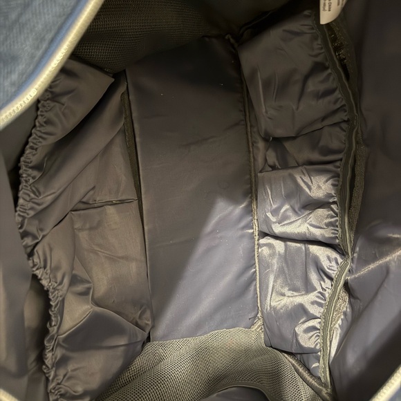 Blue and Tan Men's Bag - Picture 3 of 10